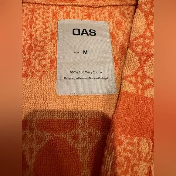 OAS COMPANY ORANGE VENTURA TERRY
CARDIGAN - Medium - Picture 5 of 7